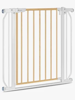 Lionelo Truus Slim Sikkerhedsgitter, White/Natural