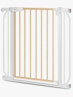Lionelo Truus Slim Sikkerhedsgitter, White/Natural