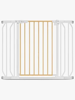 Lionelo Truus Slim Sikkerhedsgitter, White/Natural