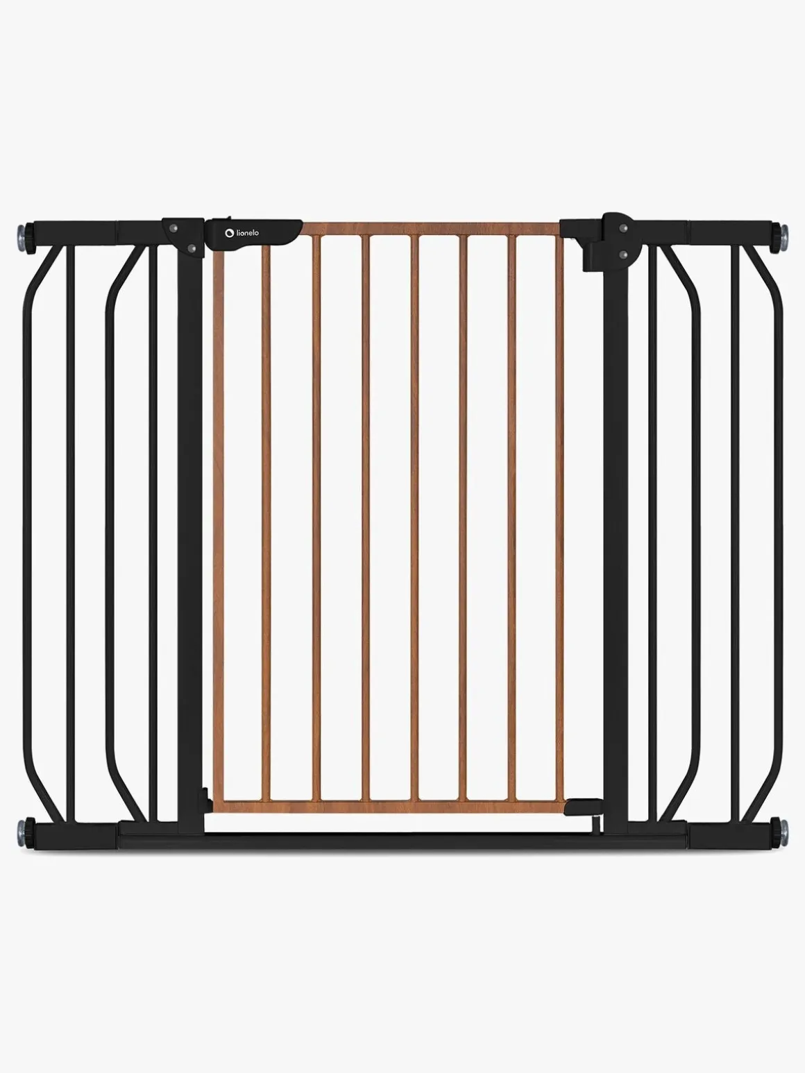 Lionelo Truus Slim Sikkerhedsgitter, Black Carbon/Natural