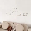 lis wycina To The Moon And Back Vægdekoration