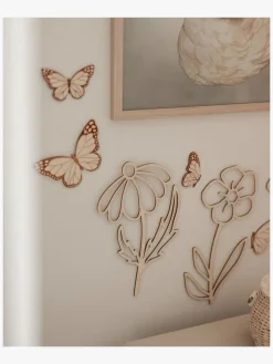 Liswycina Flowers & Butterflies Vægdekoration