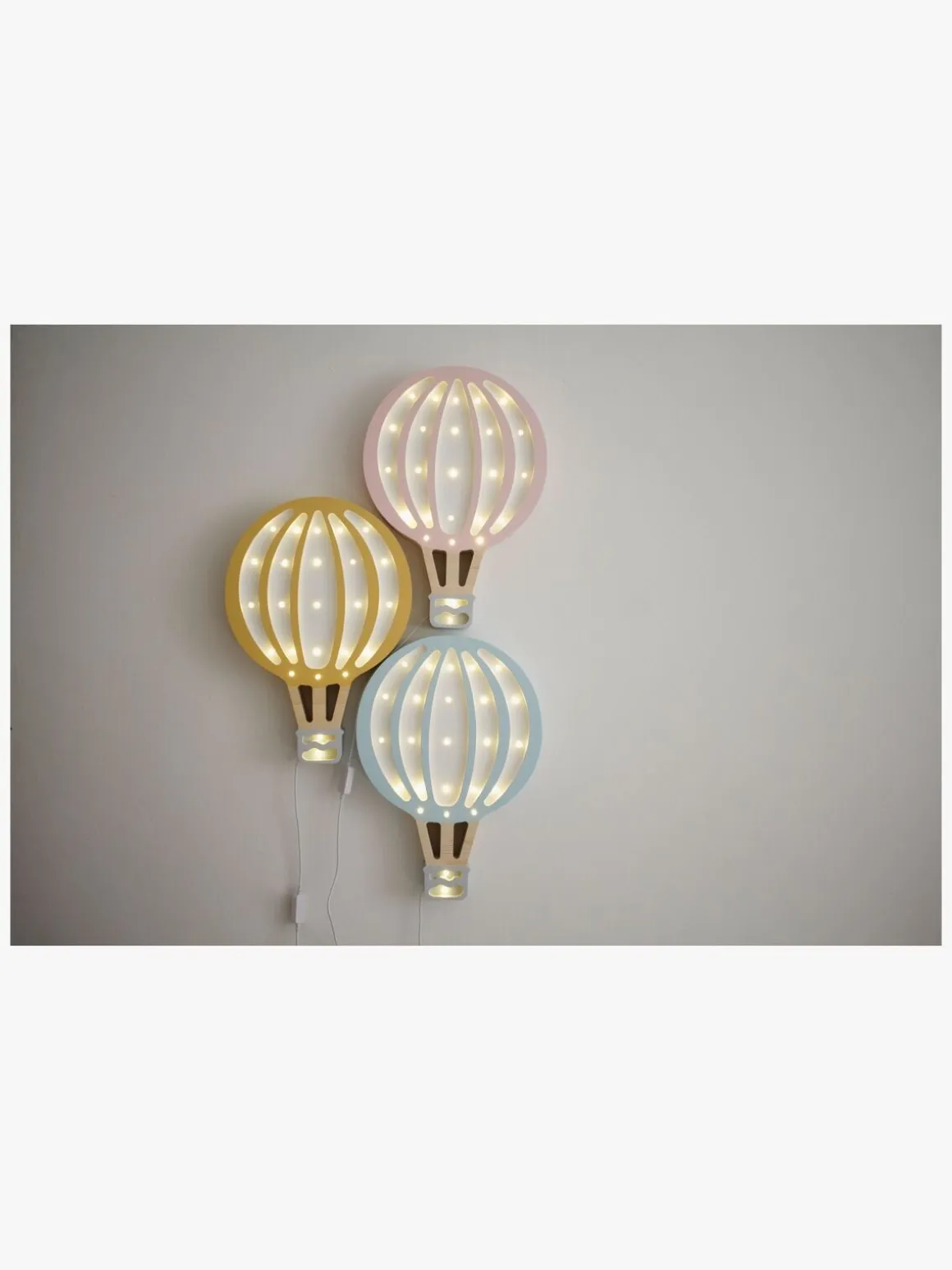 Little Lights Lampe Balloner, Pudderrosa