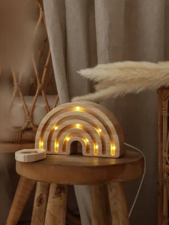 Little Lights Mini Lampe Regnbue, Wood
