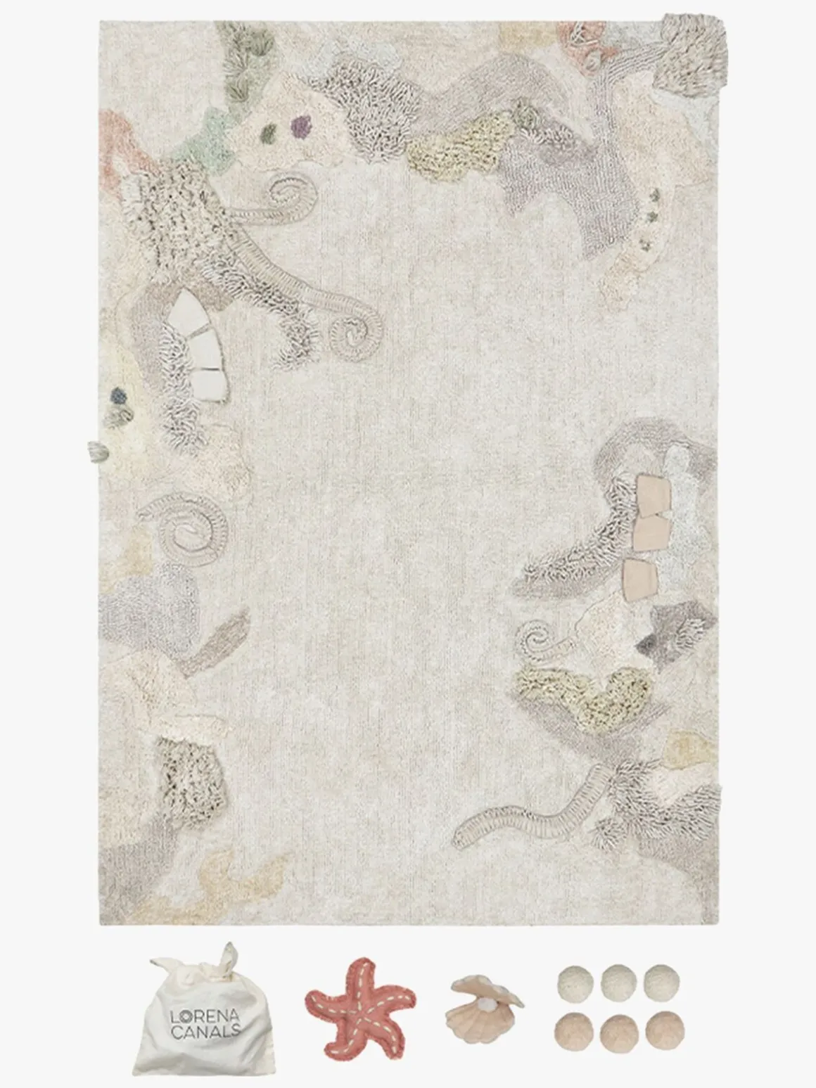 Lorena Canals Legetæppe Seabed 140x200