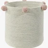 Lorena Canals Opbevaringskurv Bubbly, Natural-Nude