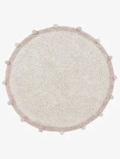 Lorena Canals  Vaskbart Gulvtæppe Bubbly Ø120, Vintage Nude
