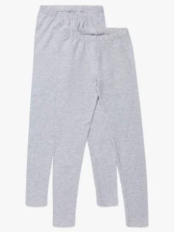 Luca & Lola Agata Leggings 2-pak, Grey Melange