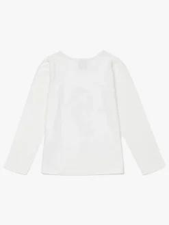 Luca & Lola Fabianna Langærmet T-shirt, Offwhite