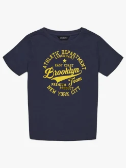 Luca & Lola Paulo T-Shirt 2-pak, Navy/Grey Melange