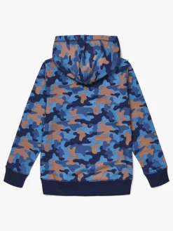 Luca & Lola Rafaele Hoodie, Blue Camouflage