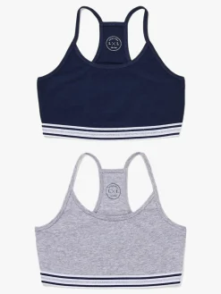 Luca & Lola Sophia Top 2-pak, Grey/Navy