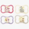 MAM Air Night Silikone Sutter 6-16m 4-pak, Pink/Neutral