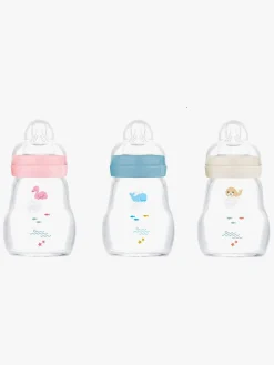 MAM Feel Good Sutteflaske Glas 170 ml, Mix