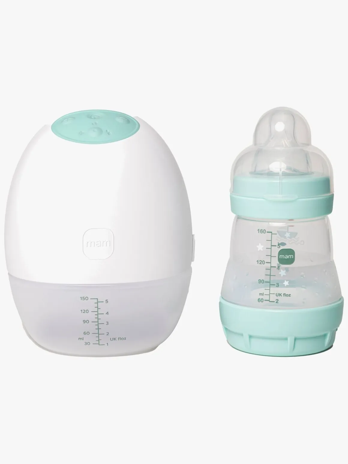 MAM Move Wearable Single Brystpumpe, White