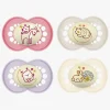 MAM Original Night Sutter 6-16m 4-pak, Pink/Neutral