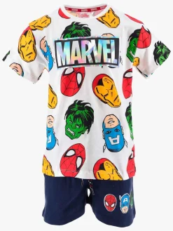 Marvel Avengers Classic Tøjsæt, White