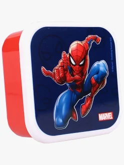 Marvel Spider-Man 3 in 1 Madkasse Let's Eat!, Navy