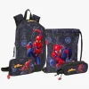 Marvel Spider-Man Mini Rygsæk 8,5L, Gymnastikpose, Køletaske & Penalhus, Attack
