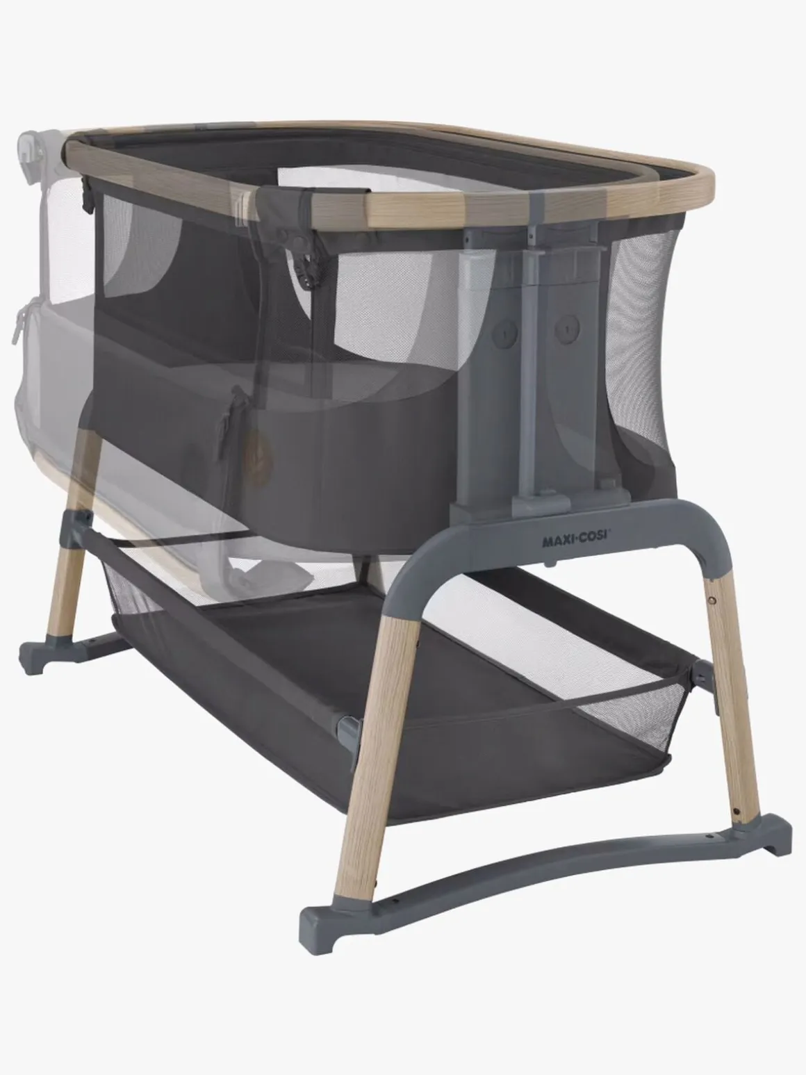 Maxi-Cosi Iora Air Bedside Crib, Beyond Graphite
