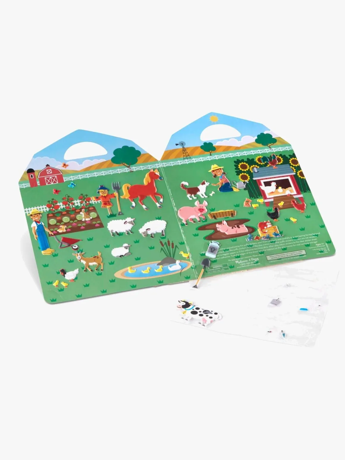 Melissa & Doug Klistermærkebog Bondegård 52 Stk.