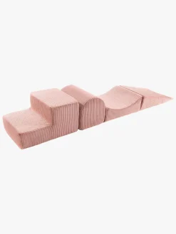 Meowbaby Aesthetic Foam Sæt 4 Elementer Kraftig Fløjl, Pink