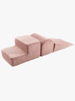 Meowbaby Aesthetic Foam Sæt 3 Elementer Kraftig Fløjl, Pink
