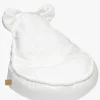 Meowbaby Boucle Sækkestol Teddy, Hvid
