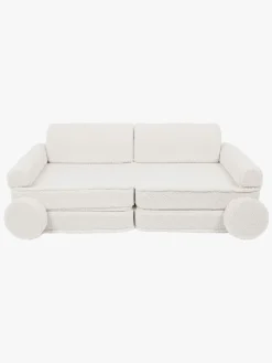Meowbaby Play Bearly Premium  Bygbar Sofa, Cremefarvet