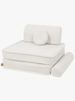 Meowbaby Play Bearly Premium  Bygbar Sofa, Cremefarvet