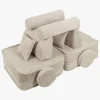 Meowbaby Play Pocket  Bygbar Sofa Plus Aesthetic, Ecru