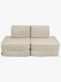 Meowbaby Play Pocket  Bygbar Sofa Plus Aesthetic, Ecru