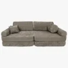 Meowbaby Play Premium Boucle  Bygbar Sofa, Tan Beige
