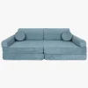 Meowbaby Play Slimcord  Bygbar Sofa, Turkis