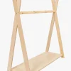 Meowbaby Tipi Tøjstativ L, Natur
