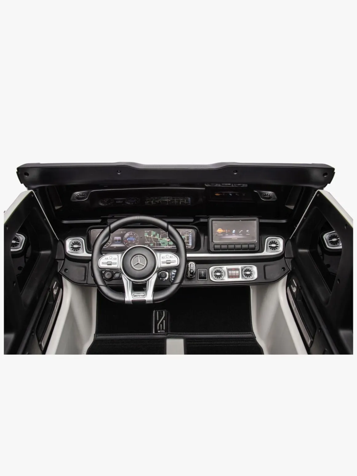 Mercedes Benz AMG G63 Elbil, Hvid