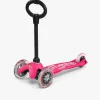 Micro Løbehjul Trehjulet Mini 3-i-1 Deluxe, Lyserød