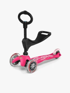 Micro Løbehjul Trehjulet Mini 3-i-1 Deluxe, Lyserød