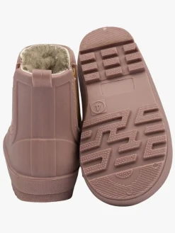 Mikk-Line  Forede Gummistøvler Uldblanding, Twilight Mauve