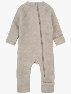 Mikk-Line Ulddragt Merino, Melange Offwhite