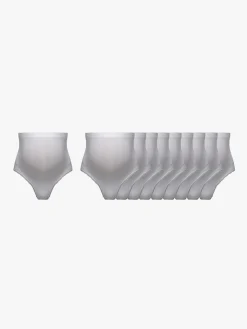 Milki Hipster Seamless Graviditetstrusser 10-Pak Str. XS-S, White