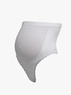 Milki String Seamless Graviditetstrusser 2-Pak, White
