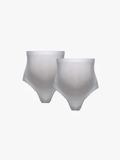 Milki String Seamless Graviditetstrusser 10-Pak Str. XS-S, White