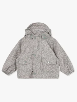 MINI A TURE Julien Regnjakke, Print Vapor Gray