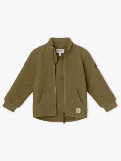 MINI A TURE Saleh Fleecetrøje, Capers Green