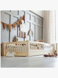 Minitude LEWIS Junior-/Montessori-seng 80x160, Natur