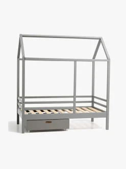 Minitude Nordic JAX Juniorseng 70x140 inkl. Sengeskuff, Grå