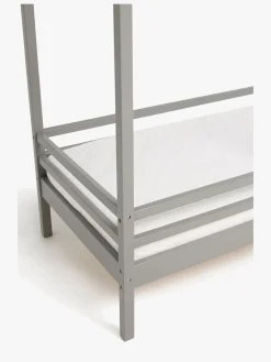 Minitude Nordic JAX Juniorseng m. Madras 70x140, Grå