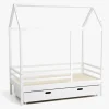 Minitude Nordic Jax Juniorseng 70x140 inkl. Sengeskuffe, Hvid