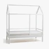 Minitude Nordic Jax Juniorseng med BabyMatex Madras Carpathia 70x140, Hvid